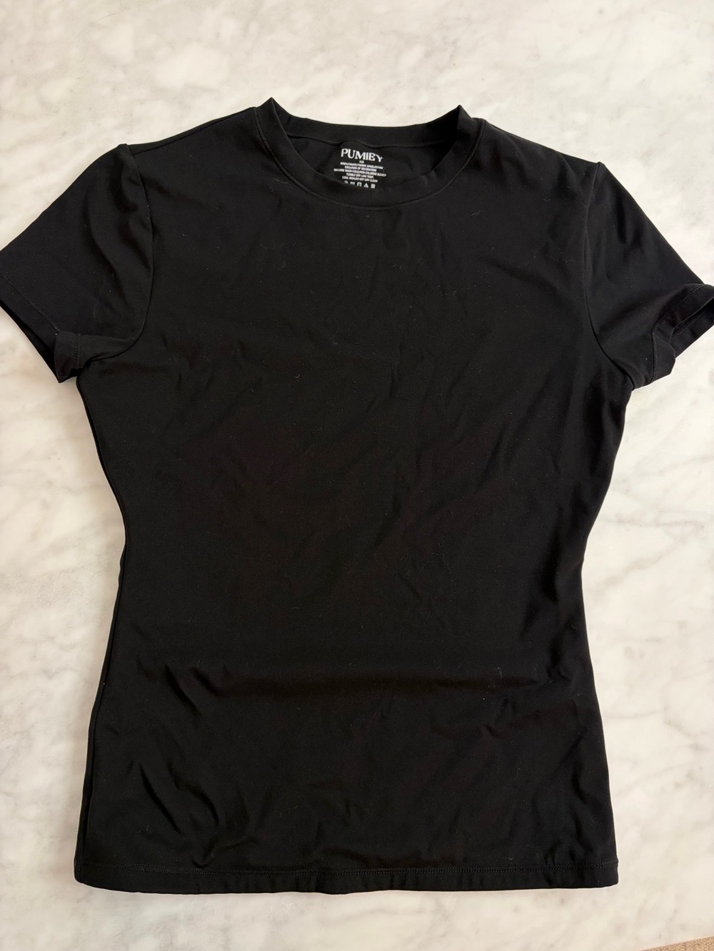 Puma Women’s Black Crewneck Short Sleeve Tee